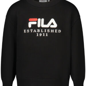 FILA FELPA SENZA ZIP BAMBINA NERO