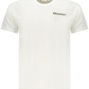 SUPERGA T-SHIRT MANICHE CORTE UOMO BIANCO