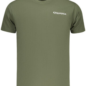 SUPERGA T-SHIRT MANICHE CORTE UOMO VERDE