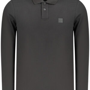 BOSS POLO MANICHE LUNGHE UOMO NERO