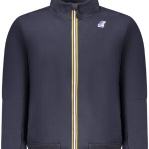 K-WAY FELPA CON ZIP UOMO BLU