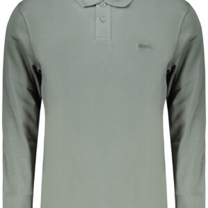BOSS POLO MANICHE LUNGHE UOMO VERDE